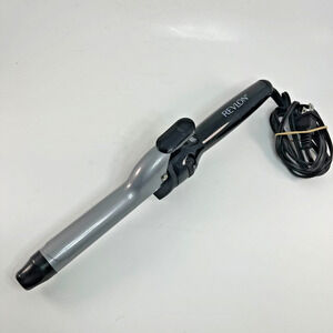 Revlon Curling Iron Clamp Style Hair Tool Black Adjustable Heat
